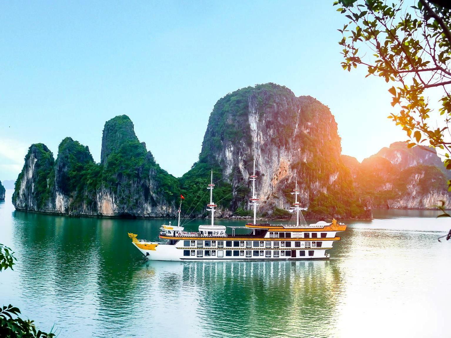 Dragon Legend Cruise Hotell Ha Long Eksteriør bilde